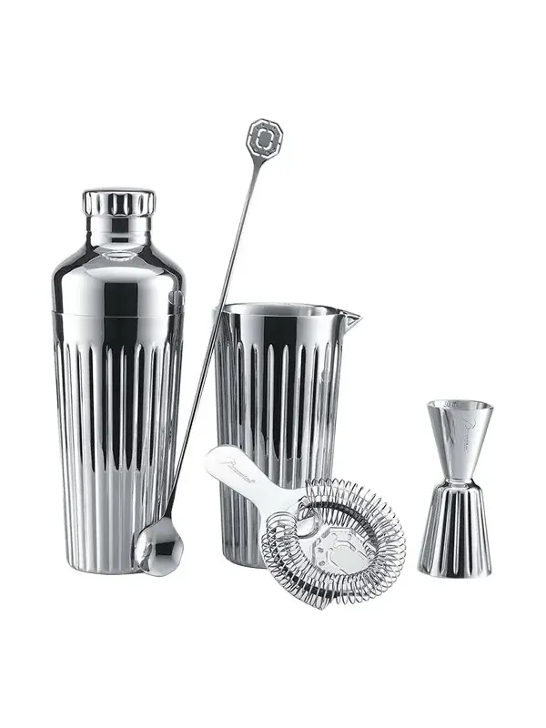 Baccarat Harmonie Stainless Steel 4-Piece Bar Accessories Set
