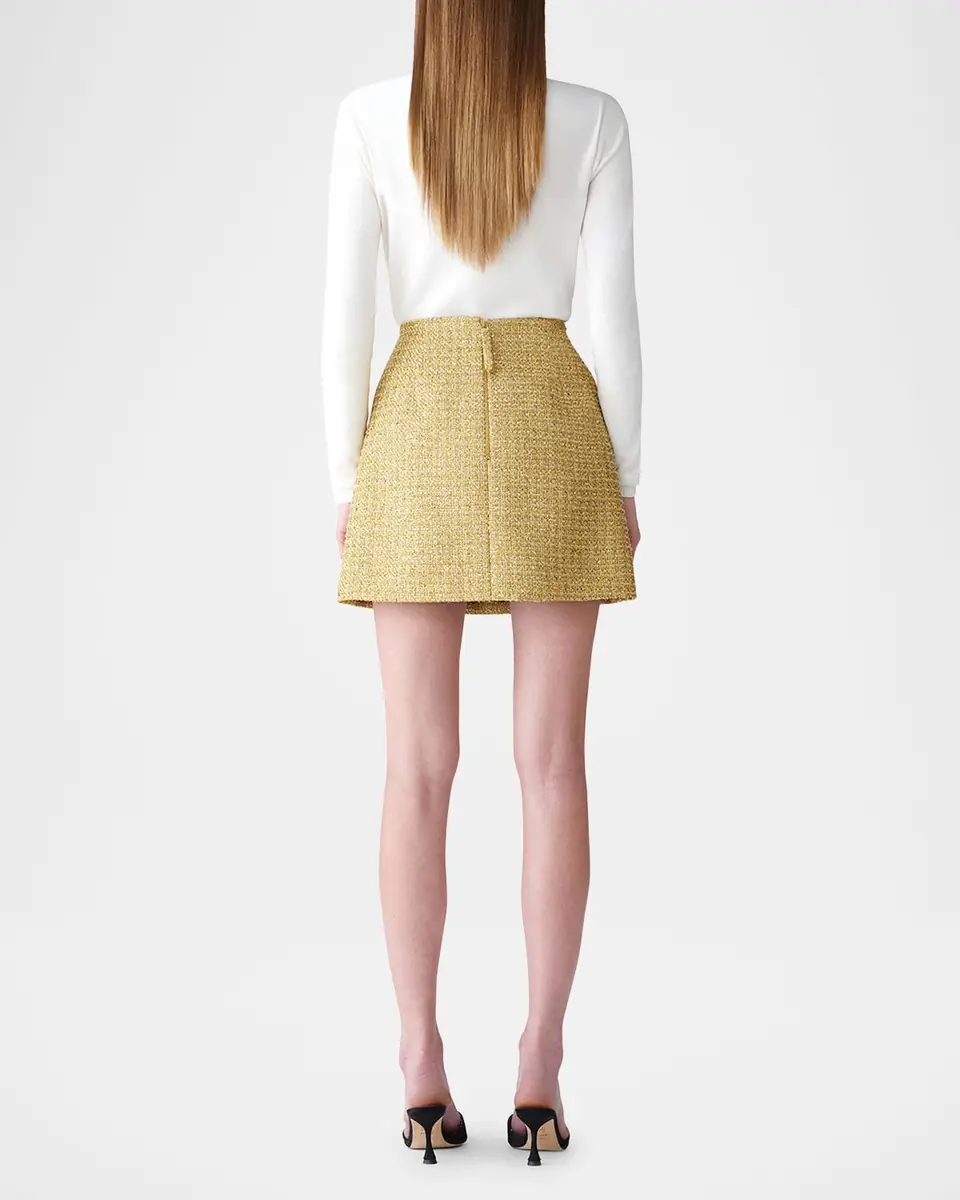 Carolina Herrera Pearly Collar Silk-Cotton Sweater | Thumbnail 3 Carolina Herrera Pearly Collar Silk-Cotton Sweater | Thumbnail 3