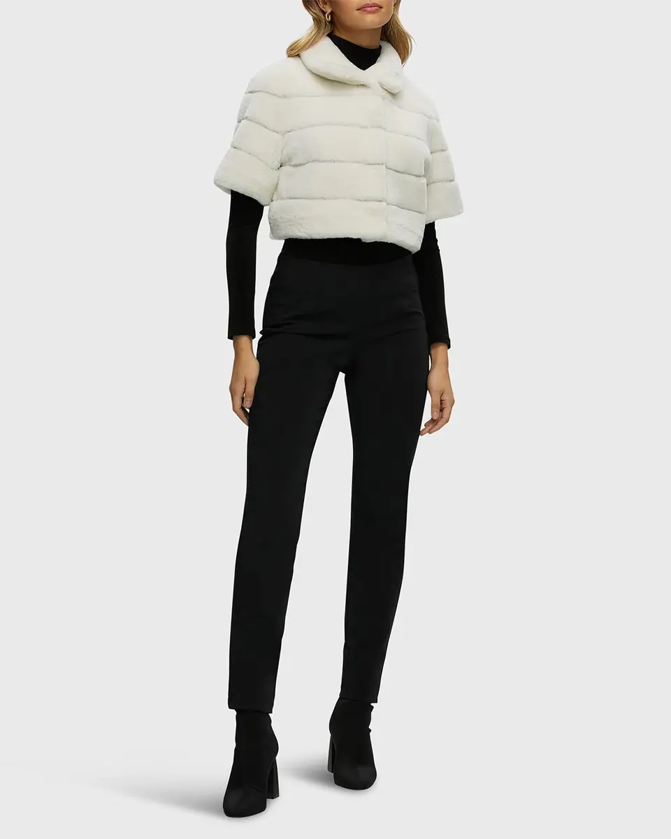Gorski Reversible Shearling Lamb Bolero | Thumbnail 2 Gorski Reversible Shearling Lamb Bolero | Thumbnail 2