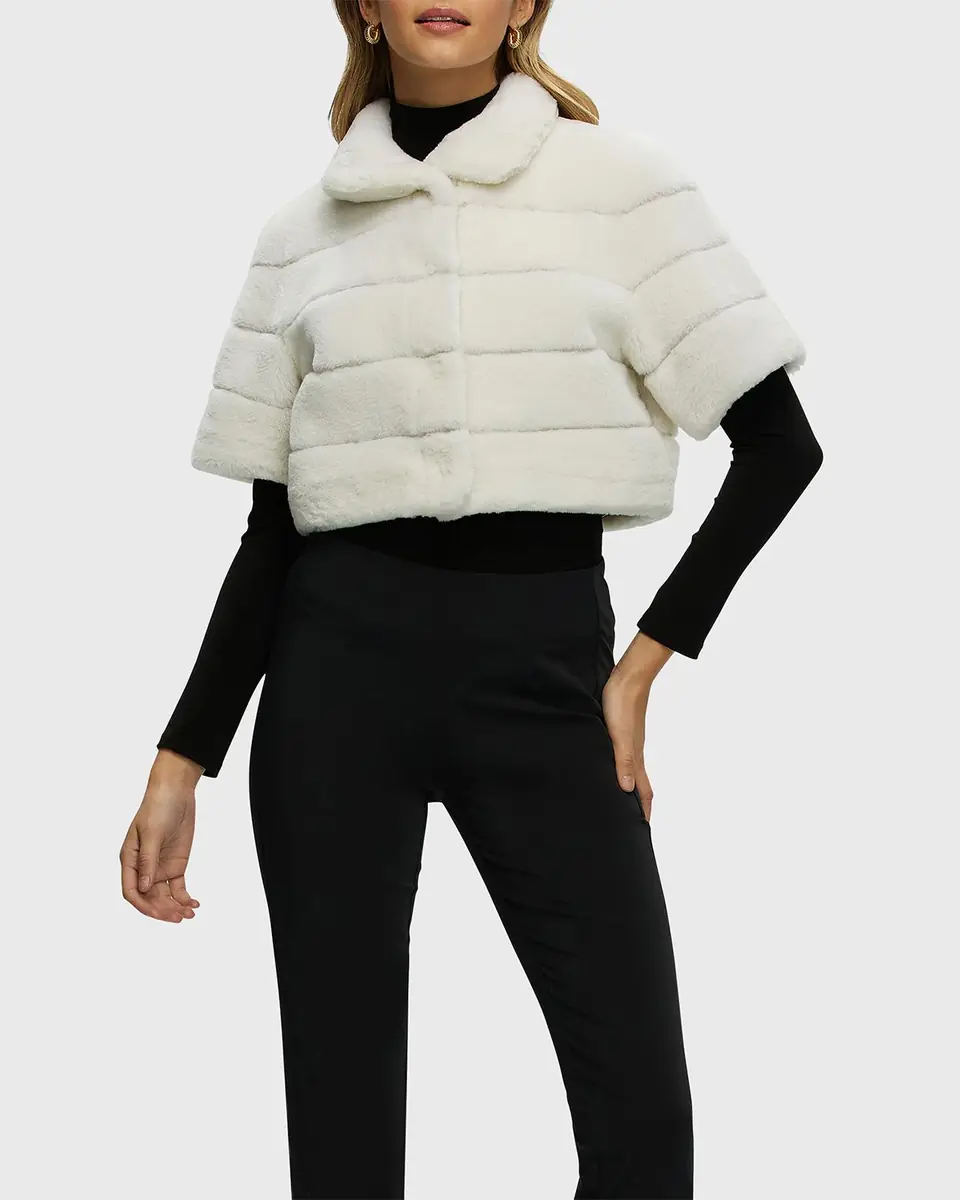 Gorski Reversible Shearling Lamb Bolero | Thumbnail 4 Gorski Reversible Shearling Lamb Bolero | Thumbnail 4