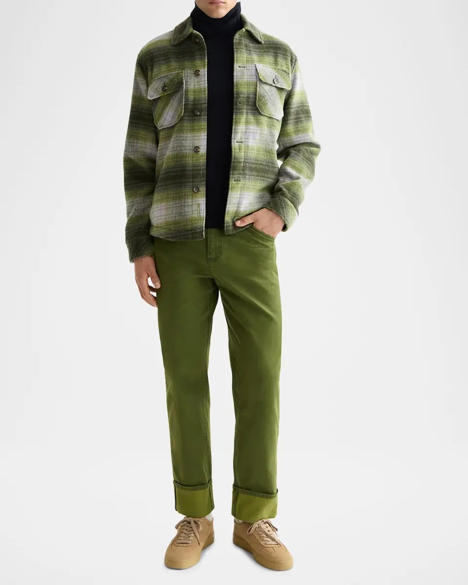 Scotch & Soda Men's Check Wool-Blend Overshirt | Thumbnail 2 Scotch & Soda Men's Check Wool-Blend Overshirt | Thumbnail 2