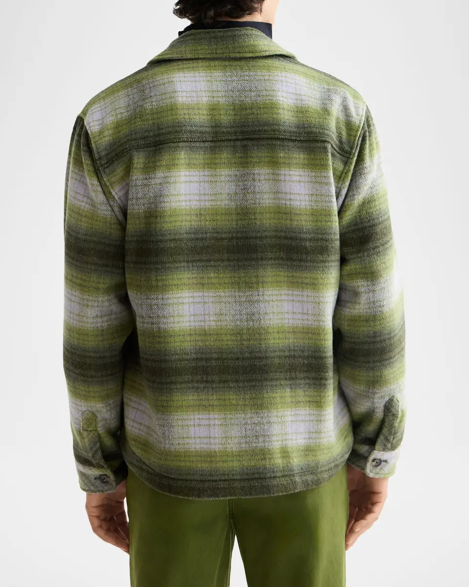 Scotch & Soda Men's Check Wool-Blend Overshirt | Thumbnail 3 Scotch & Soda Men's Check Wool-Blend Overshirt | Thumbnail 3