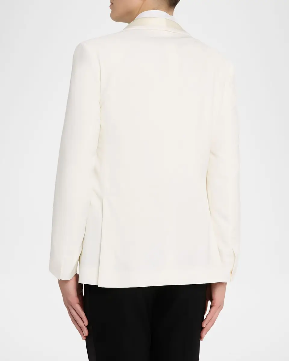 Brioni Men's Trevi Single-Breasted Wool Dinner Jacket | Thumbnail 3 Brioni Men's Trevi Single-Breasted Wool Dinner Jacket | Thumbnail 3