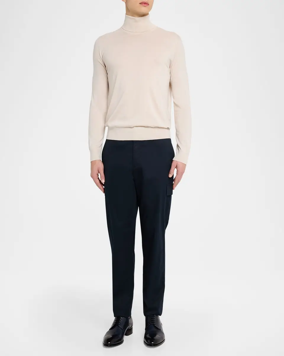 Brioni Men's Cashmere and Silk Slim Turtleneck Sweater | Thumbnail 2 Brioni Men's Cashmere and Silk Slim Turtleneck Sweater | Thumbnail 2