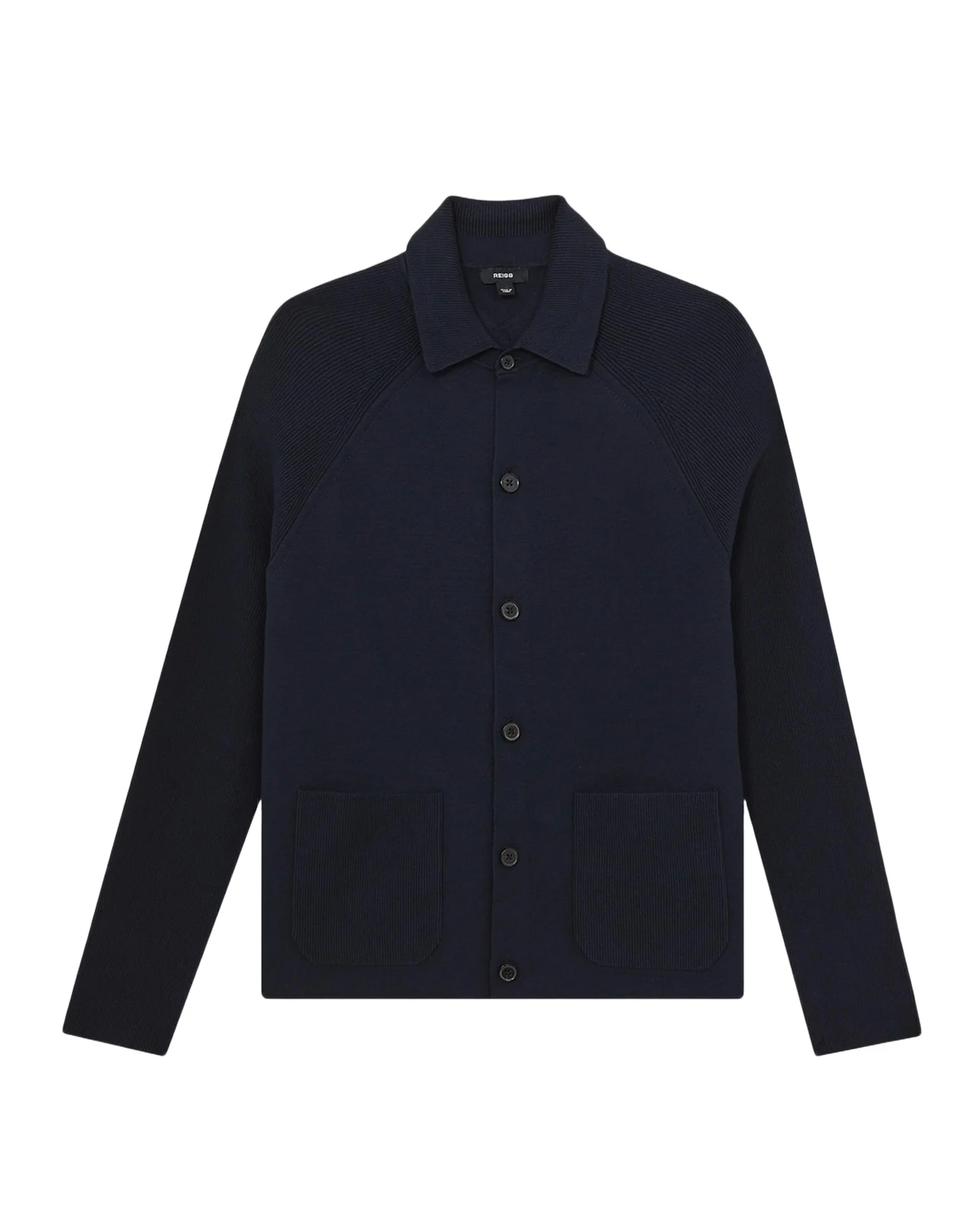 Men's Fitzgerald Ribbed-Sleeve Button-Down Shirt