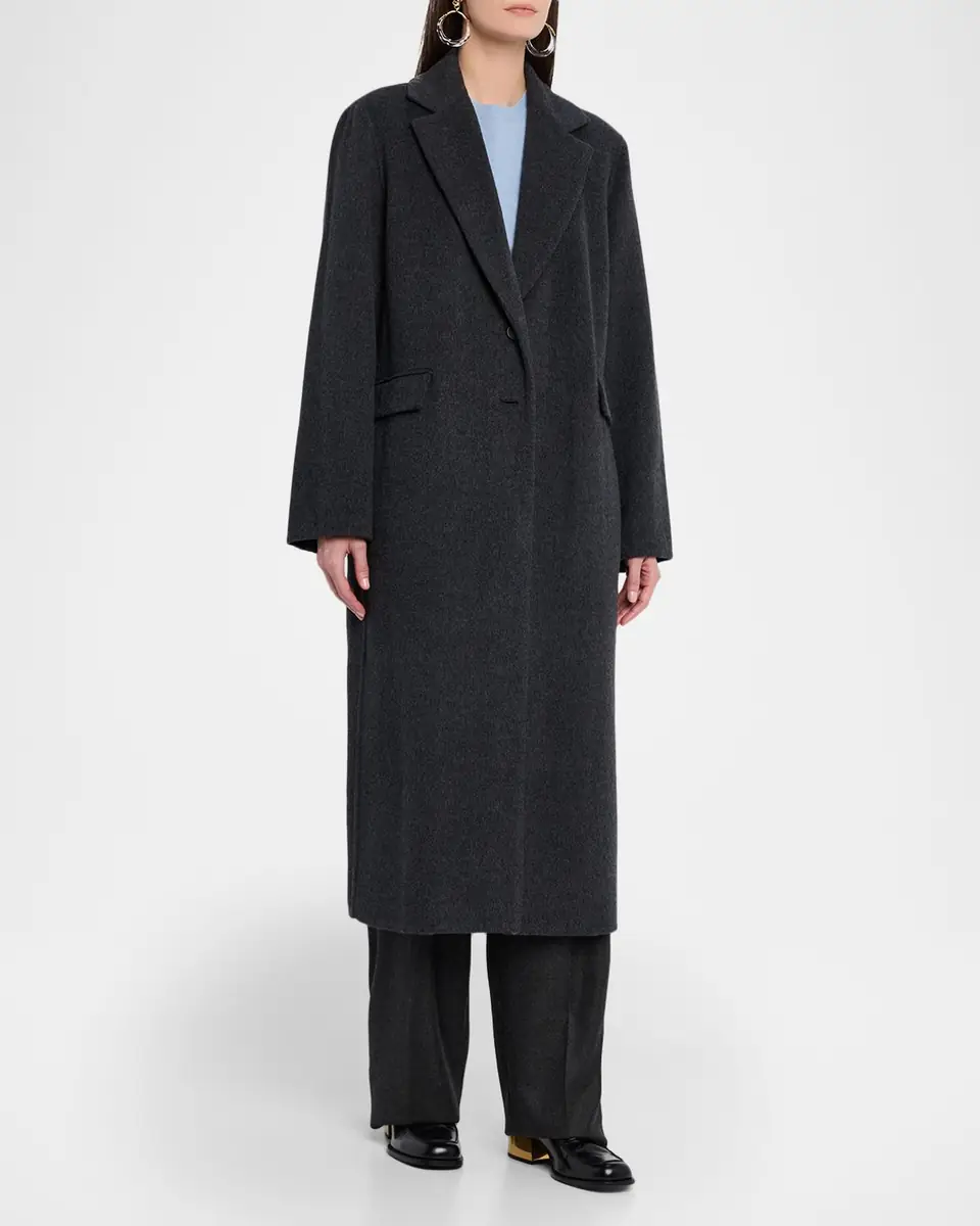 Vince Cashmere-Wool Single-Breasted Coat | Thumbnail 4