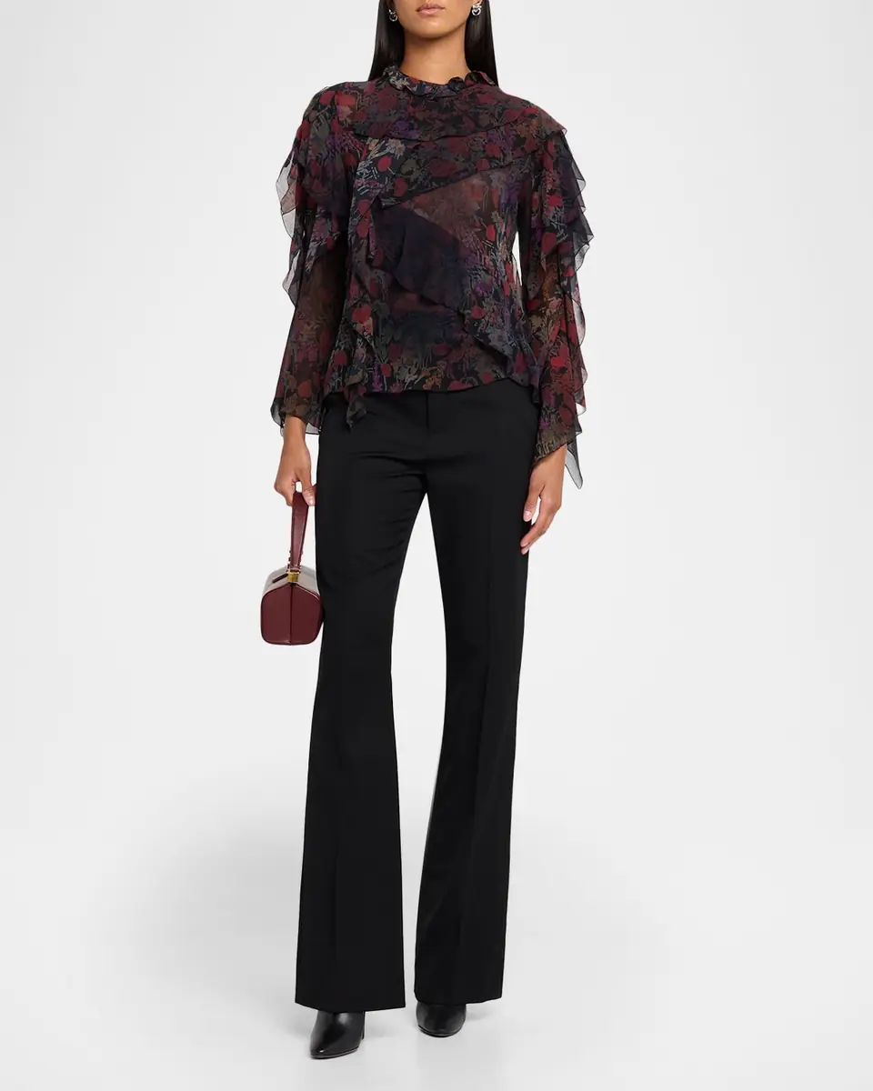 Ralph Lauren Collection Wrigley Grain de Poudre Pants | Thumbnail 2