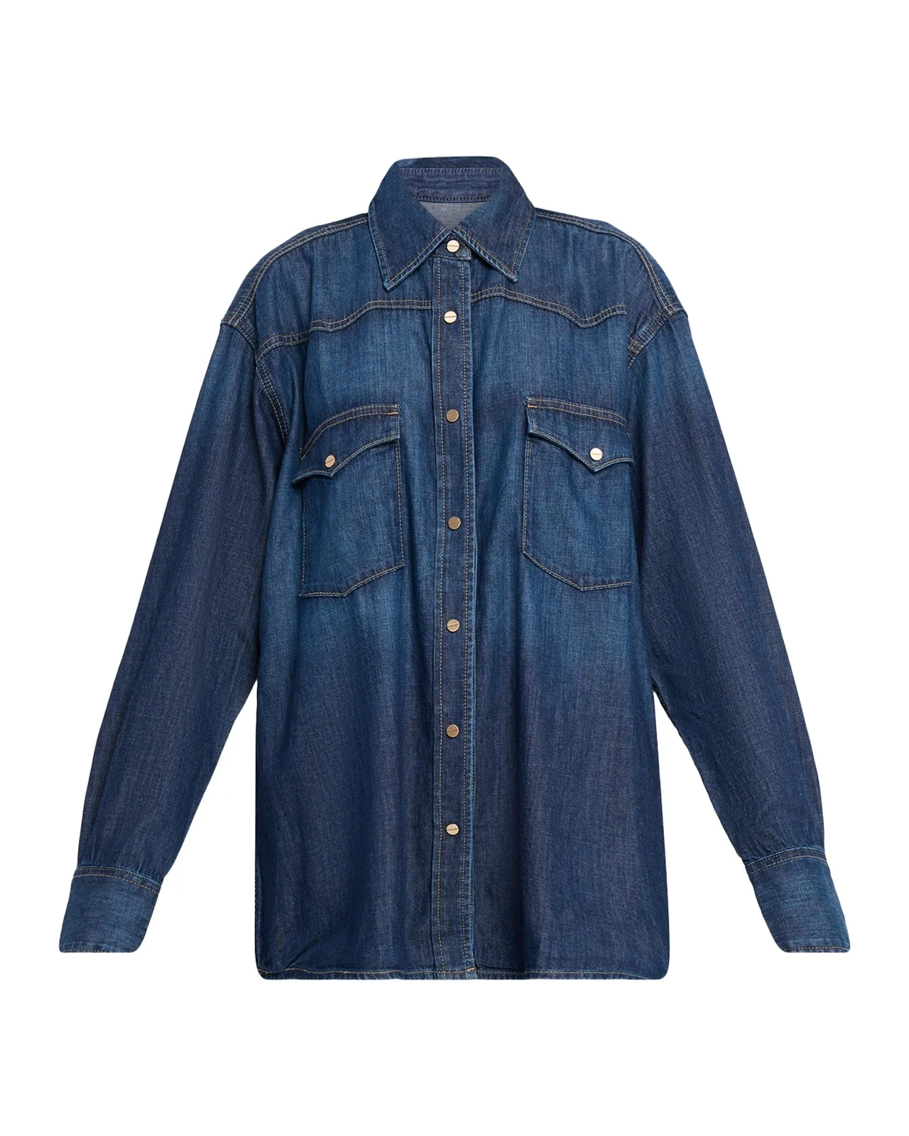 TWP OG Oversized Denim Ranchers Shirt