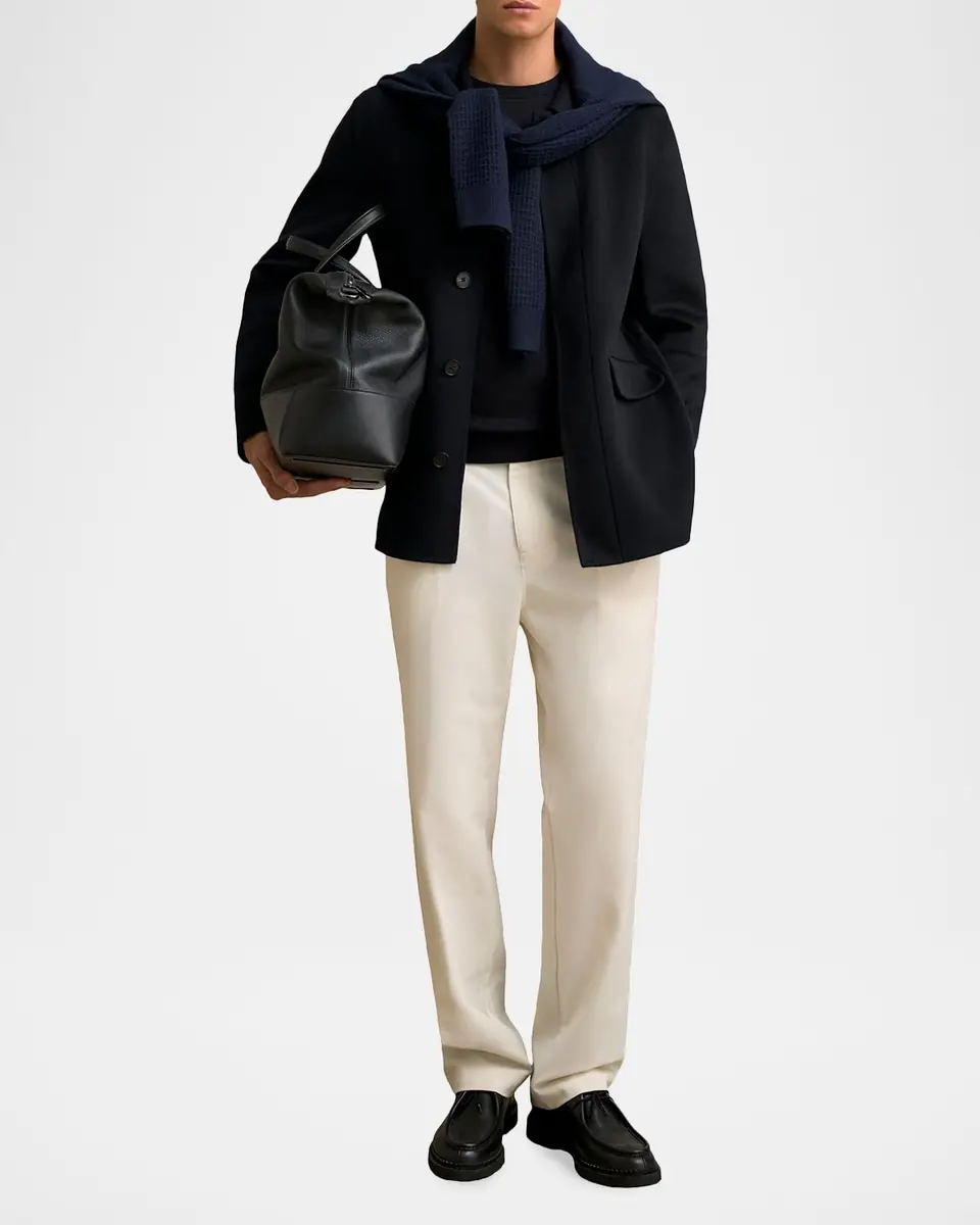 Reiss Men's Tamworth Wool-Blend Double-Face Jacket | Thumbnail 2 Reiss Men's Tamworth Wool-Blend Double-Face Jacket | Thumbnail 2