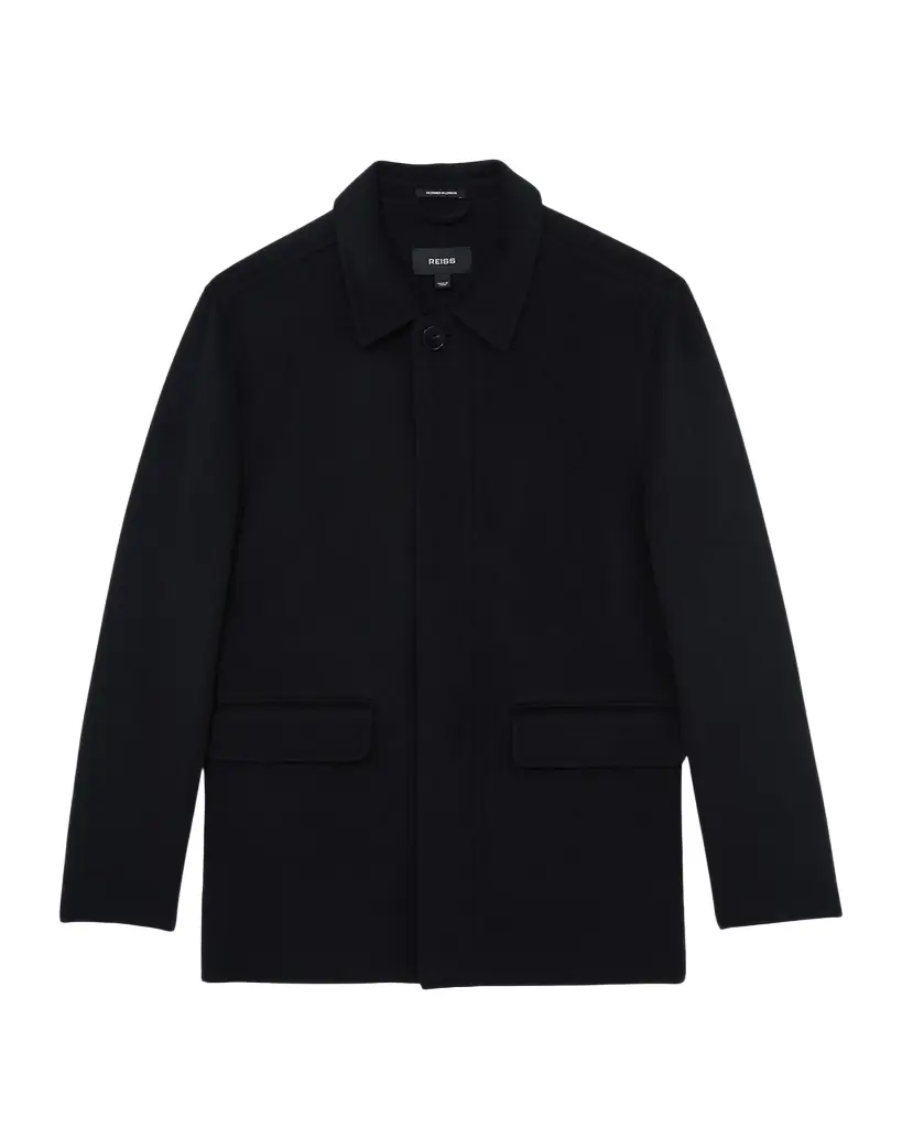 Reiss Men's Tamworth Wool-Blend Double-Face Jacket | Image 1 Reiss Men's Tamworth Wool-Blend Double-Face Jacket | Image 1
