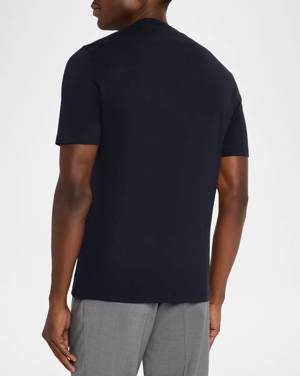 Brunello Cucinelli Men's Basic-Fit V-Neck T-Shirt | Thumbnail 3
