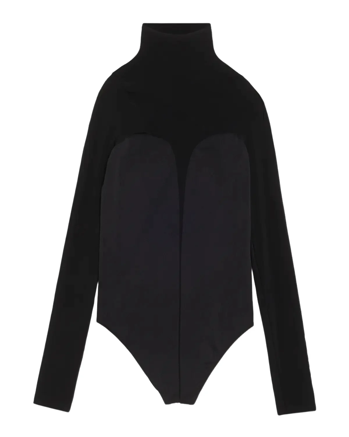 Corset-Effect Long-Sleeve Bodysuit Corset-Effect Long-Sleeve Bodysuit