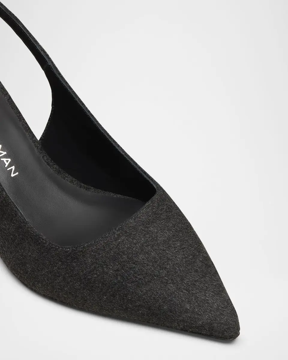 Stuart Weitzman 50mm Vinnie Flannel Ankle-Strap Pumps | Thumbnail 4 Stuart Weitzman 50mm Vinnie Flannel Ankle-Strap Pumps | Thumbnail 4