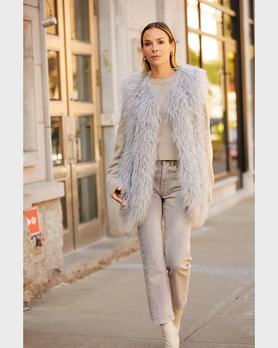 Gorski Monoglian Lamb Vertical Layer Vest | Thumbnail 4