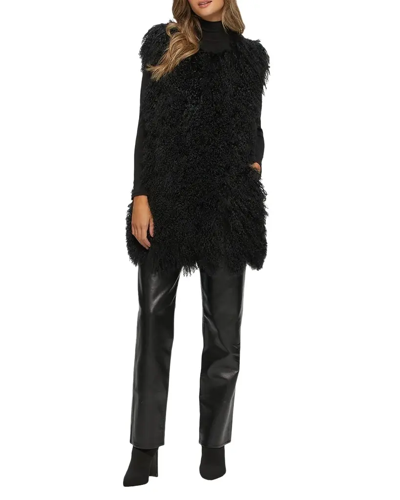 Gorski Monoglian Lamb Vertical Layer Vest | Image 1 Gorski Monoglian Lamb Vertical Layer Vest | Image 1