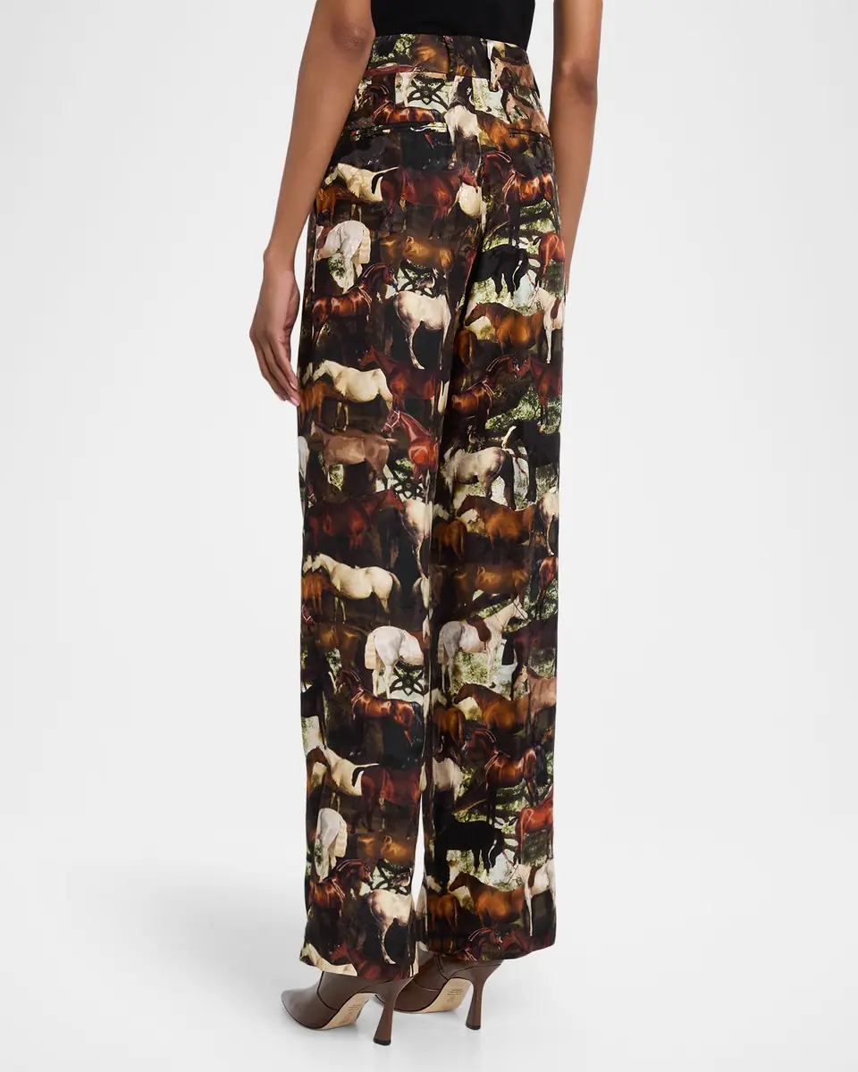 Libertine Take The Reins Baggy Silk Trousers | Thumbnail 3 Libertine Take The Reins Baggy Silk Trousers | Thumbnail 3