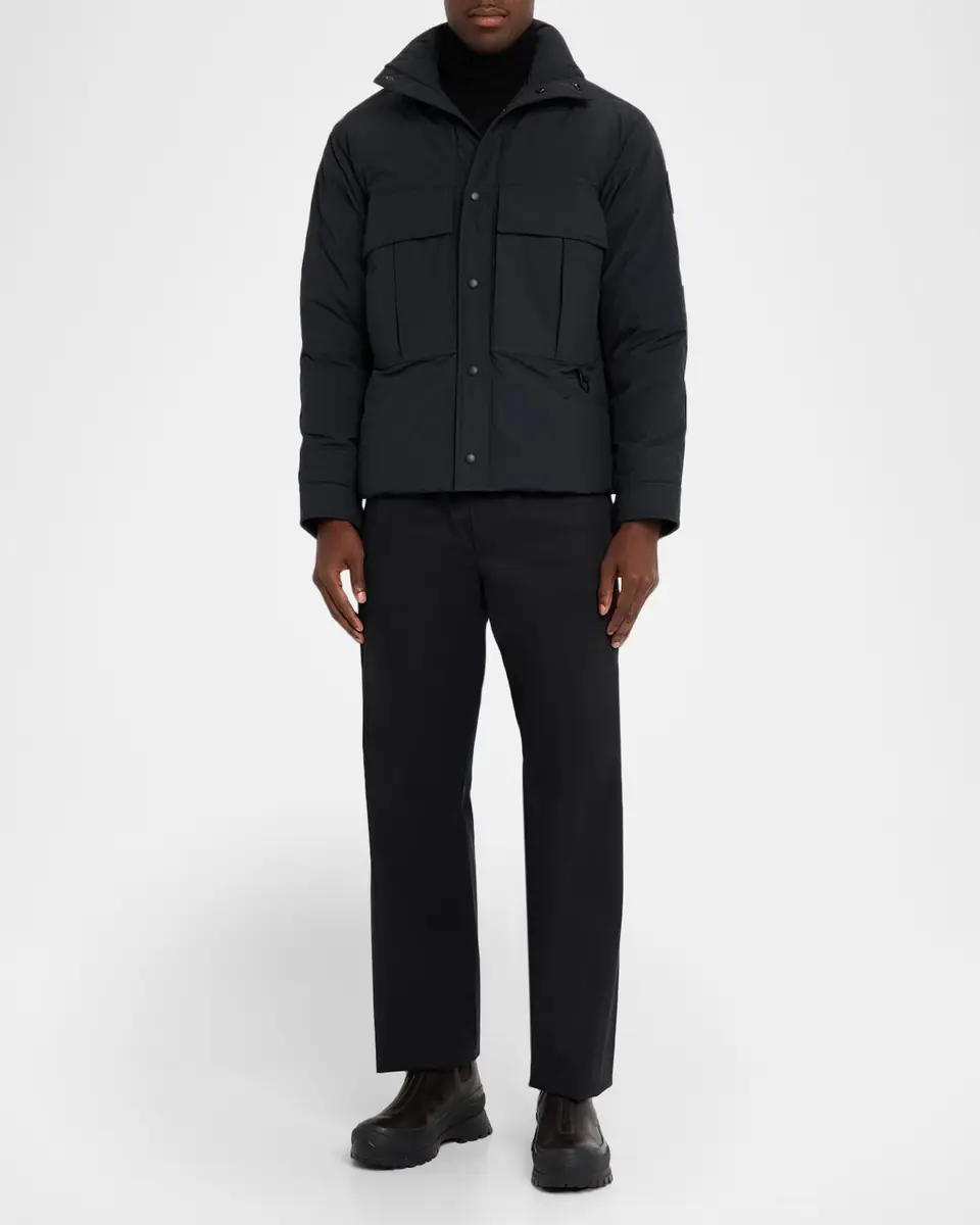 Canada Goose Men's Kirby Padded Ripstop Snap-Front Jacket | Thumbnail 2 Canada Goose Men's Kirby Padded Ripstop Snap-Front Jacket | Thumbnail 2