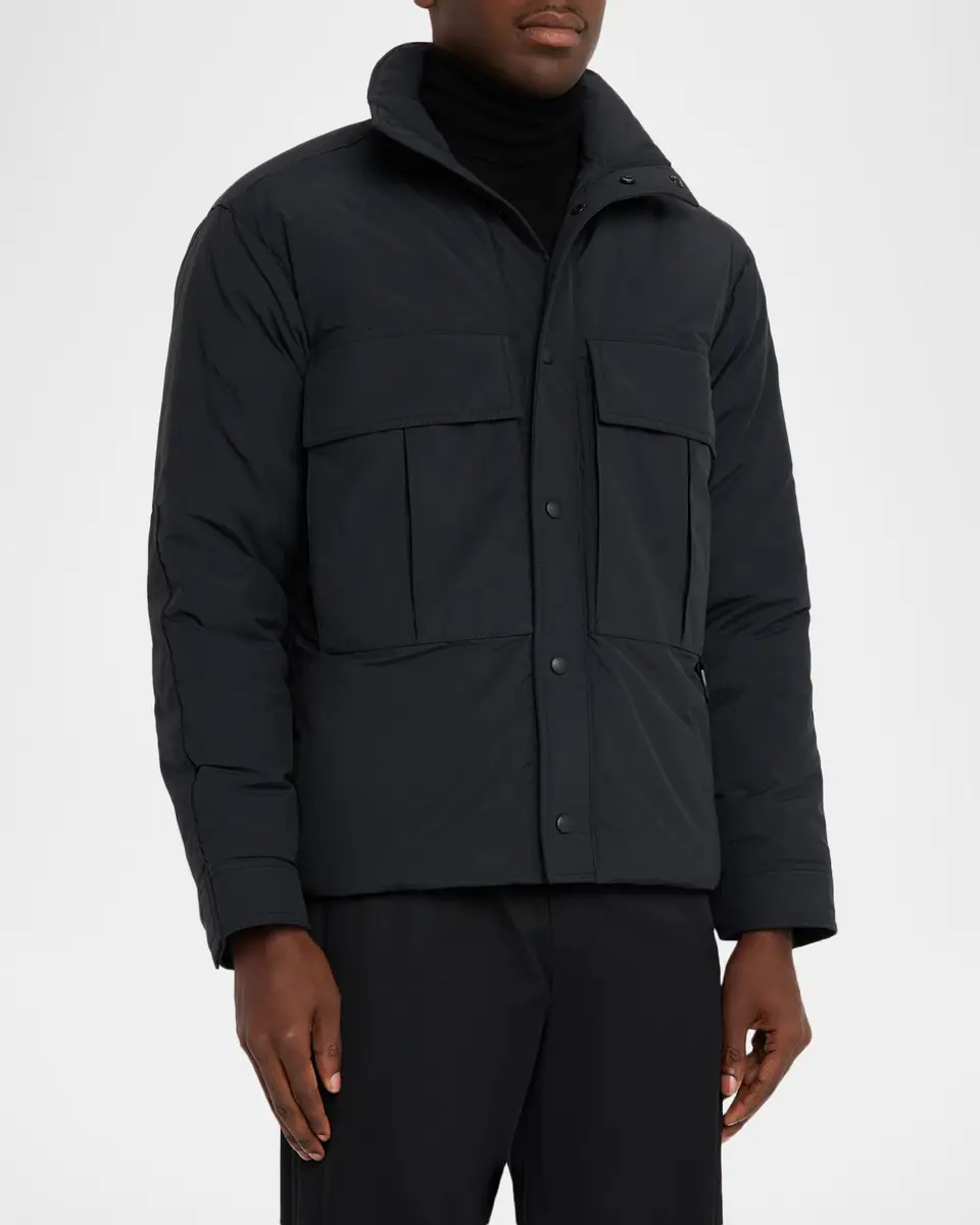 Canada Goose Men's Kirby Padded Ripstop Snap-Front Jacket | Thumbnail 4 Canada Goose Men's Kirby Padded Ripstop Snap-Front Jacket | Thumbnail 4