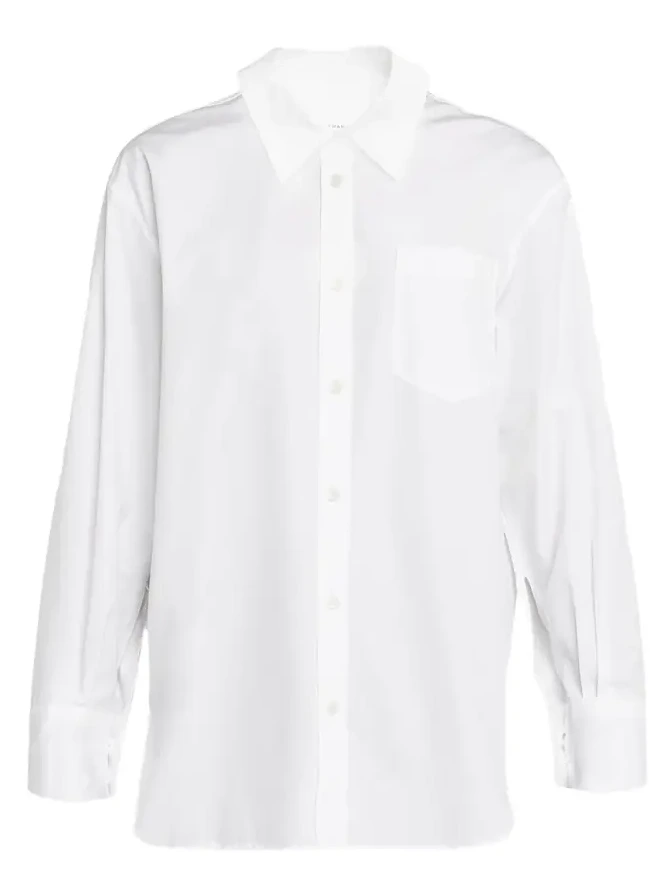 Oversized Long-Sleeve Tunic Shirt