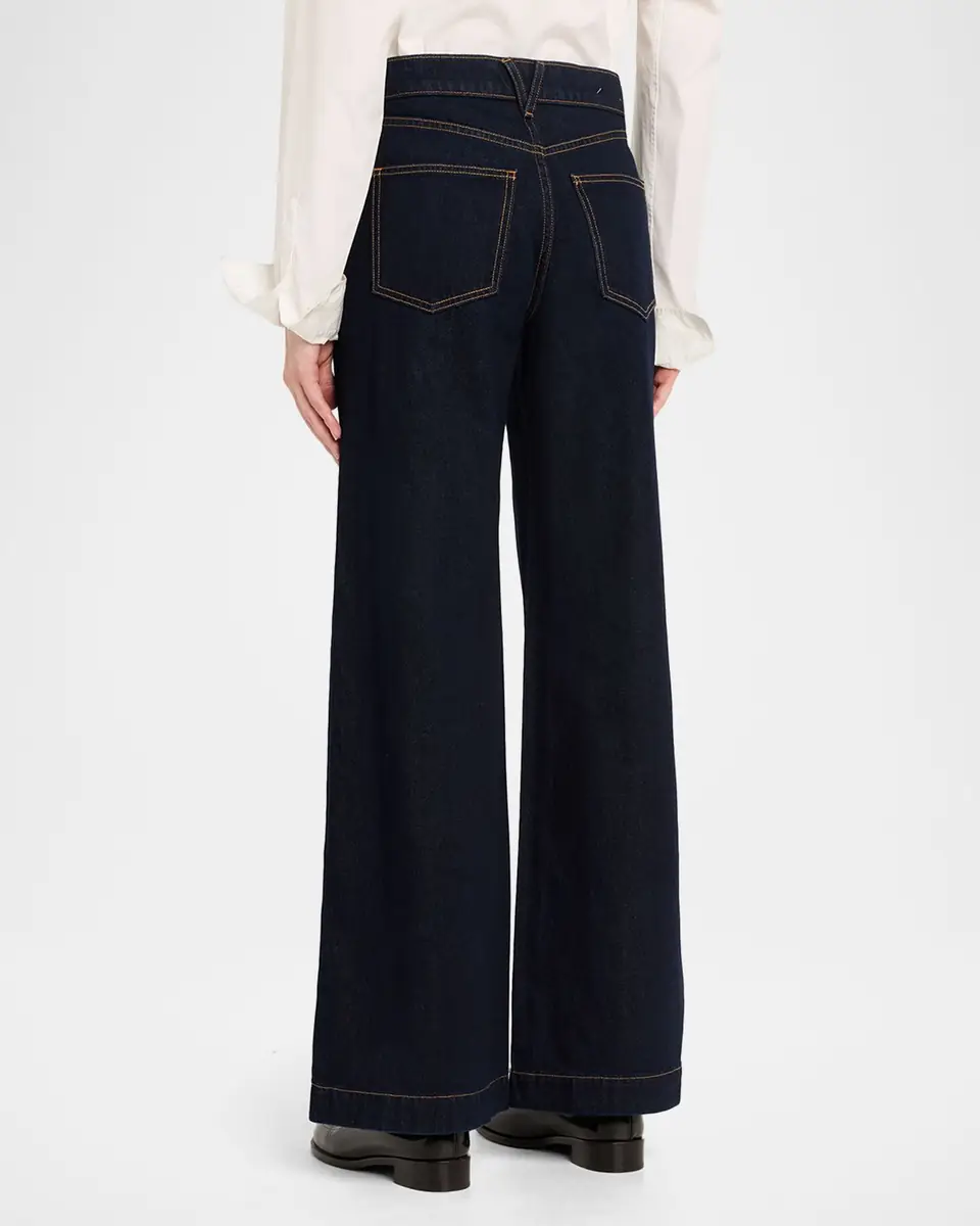 Veronica Beard Kasey Mid-Rise Wide-Leg Jeans | Thumbnail 3 Veronica Beard Kasey Mid-Rise Wide-Leg Jeans | Thumbnail 3