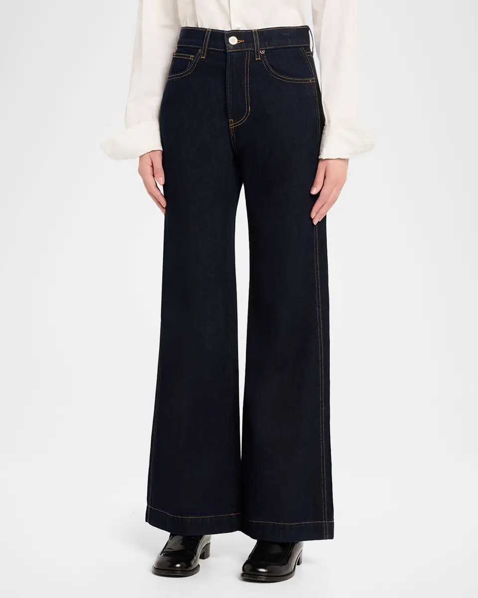 Veronica Beard Kasey Mid-Rise Wide-Leg Jeans | Thumbnail 4 Veronica Beard Kasey Mid-Rise Wide-Leg Jeans | Thumbnail 4