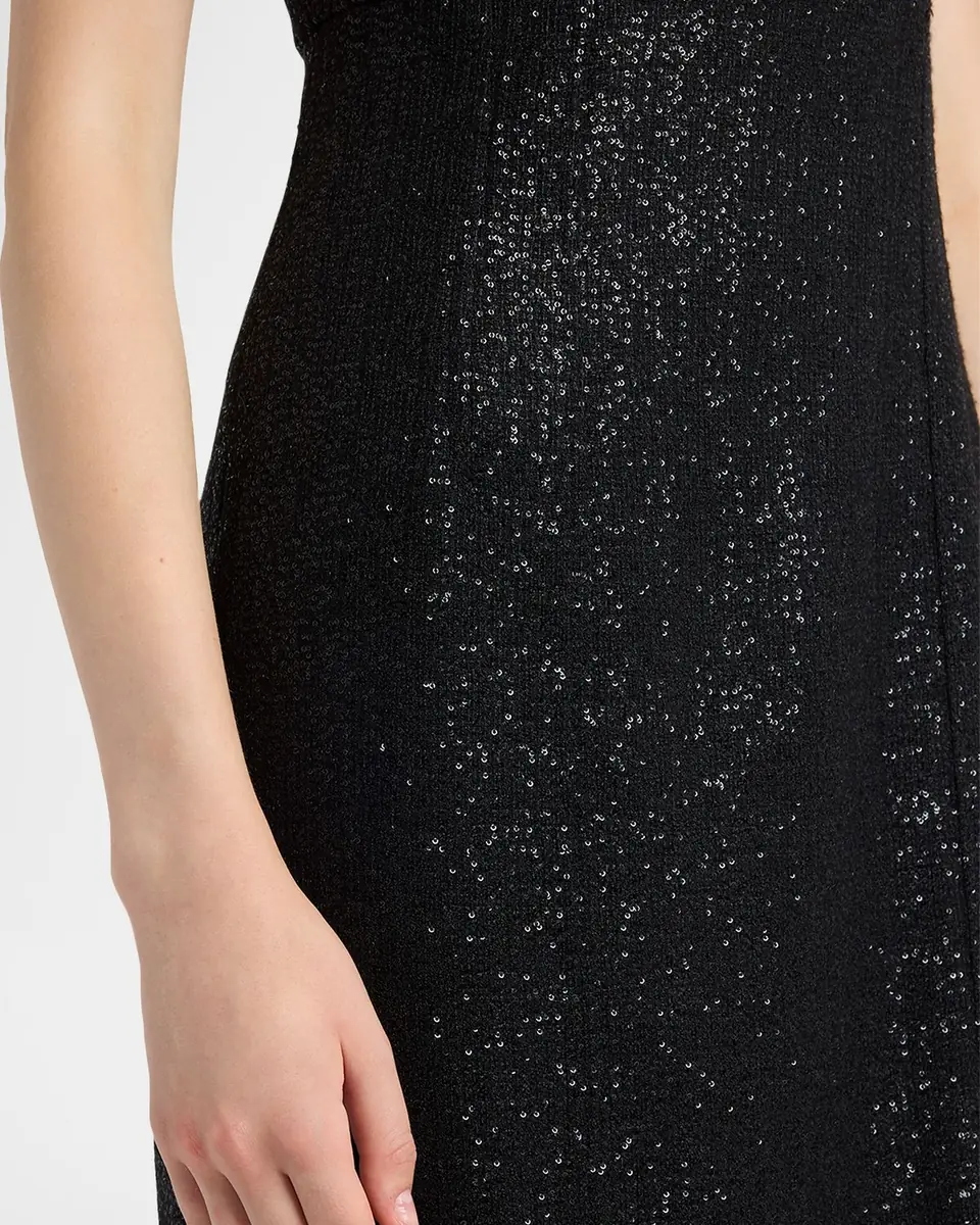 Kiton Sequined Sleeveless Sheath Dress | Thumbnail 5 Kiton Sequined Sleeveless Sheath Dress | Thumbnail 5