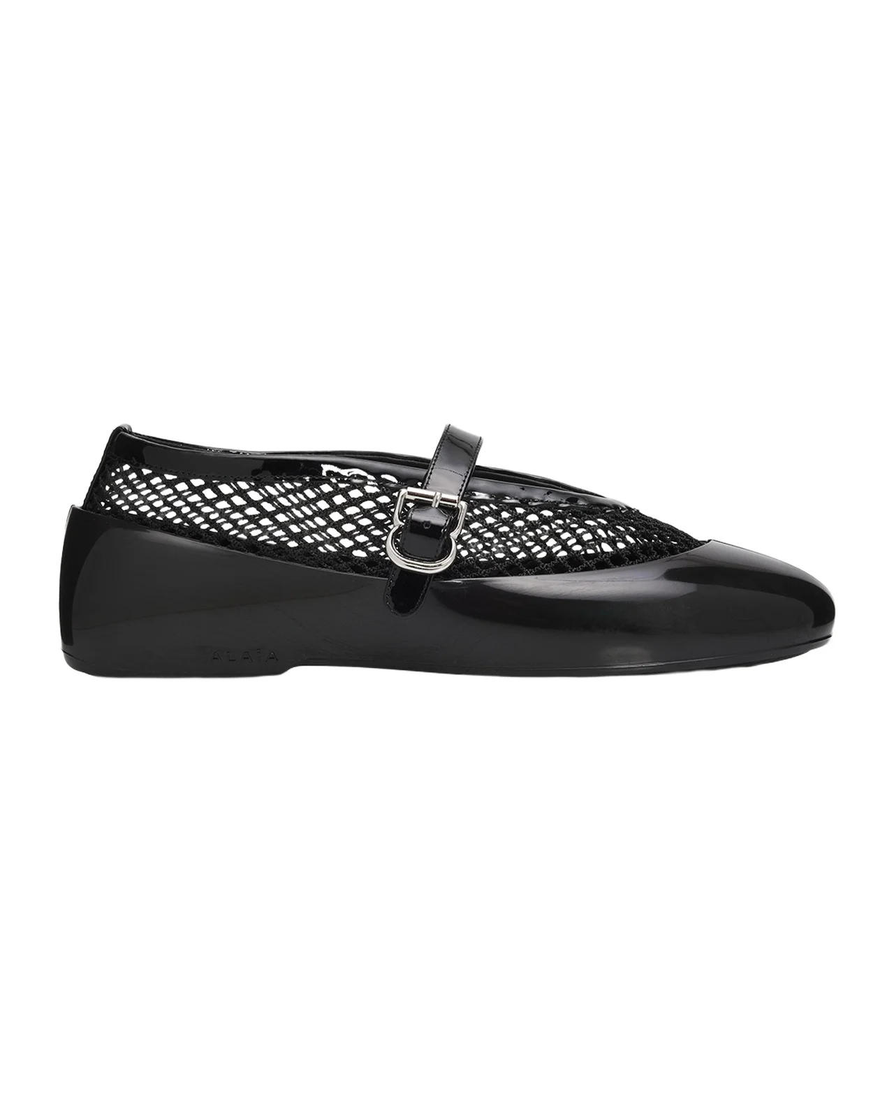 Mesh Mary Jane Ballerina Flats