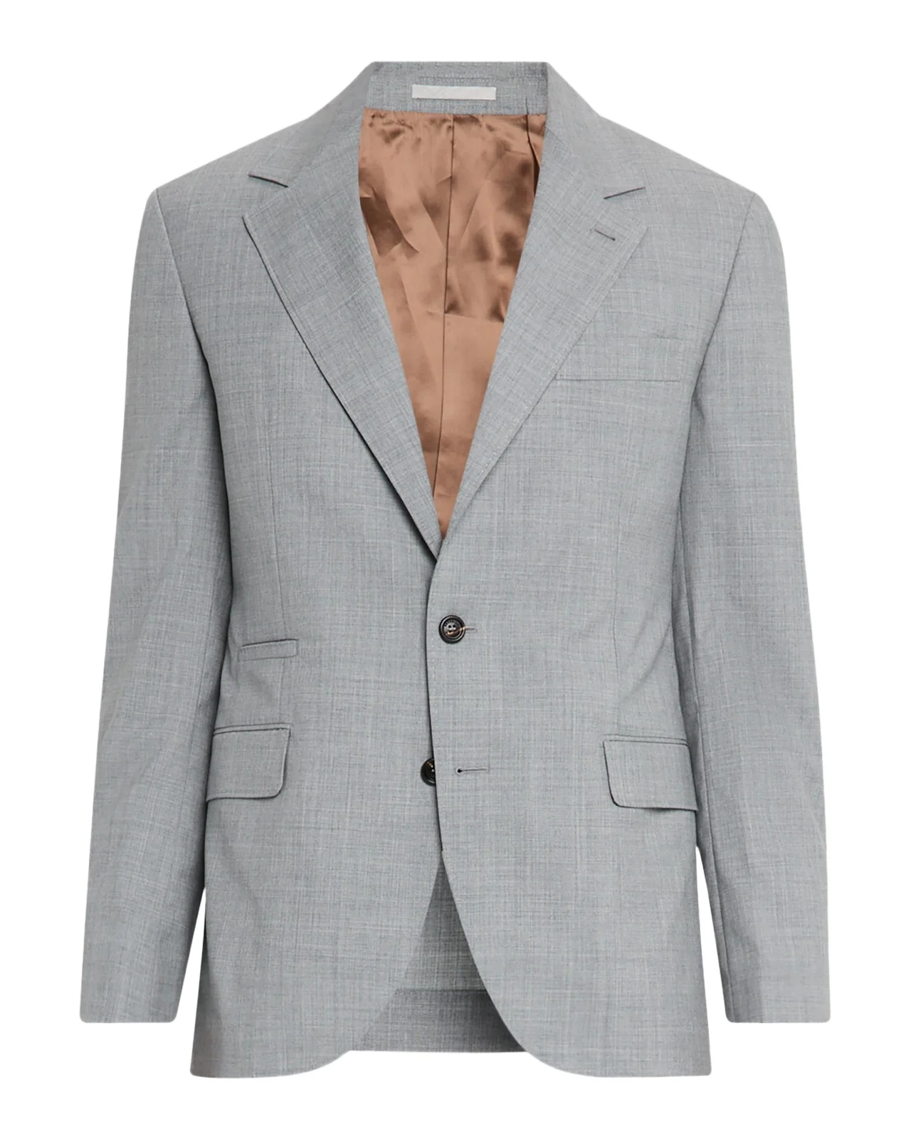 Brunello Cucinelli Men's Sharkskin Virgin Wool Single-Breasted Blazer
