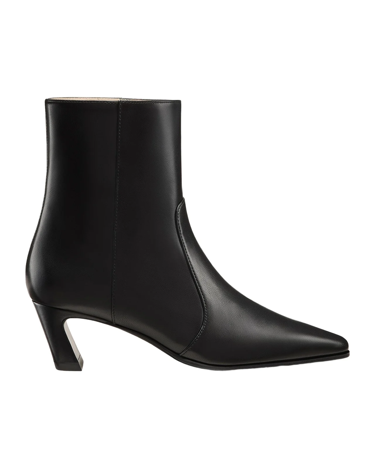 50mm Stassi Leather Zip Booties 50mm Stassi Leather Zip Booties