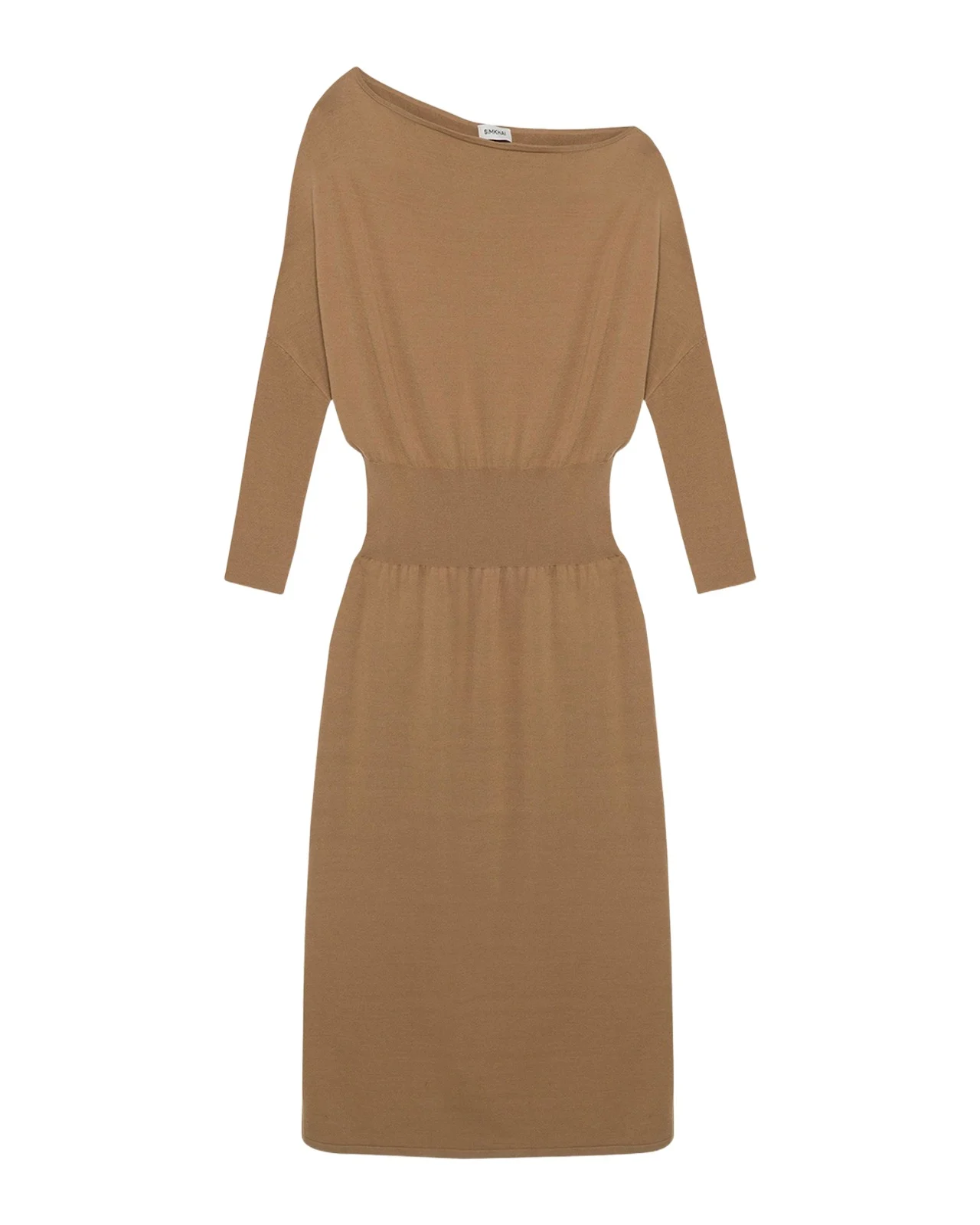 Janese Off-The-Shoulder Knit Midi Dress
