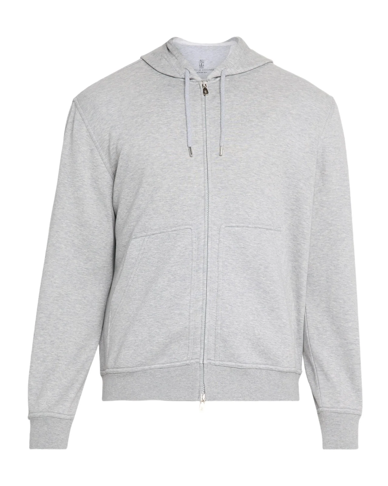 Men's Cashmere-Blend Hooded Sweatshirt Cardigan Men's Cashmere-Blend Hooded Sweatshirt Cardigan