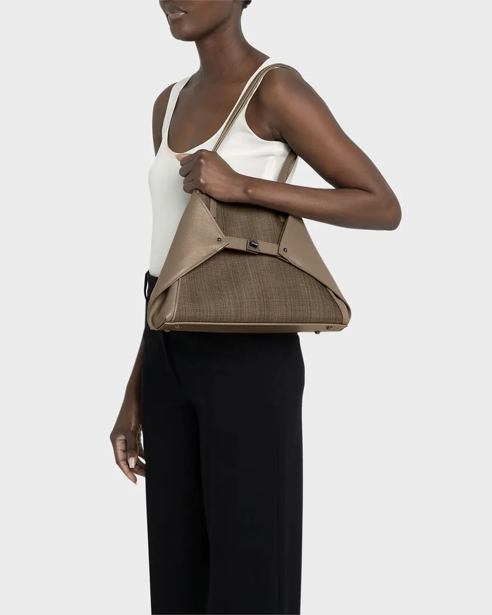 Akris Ai Small Leather Shoulder Bag | Thumbnail 2 Akris Ai Small Leather Shoulder Bag | Thumbnail 2