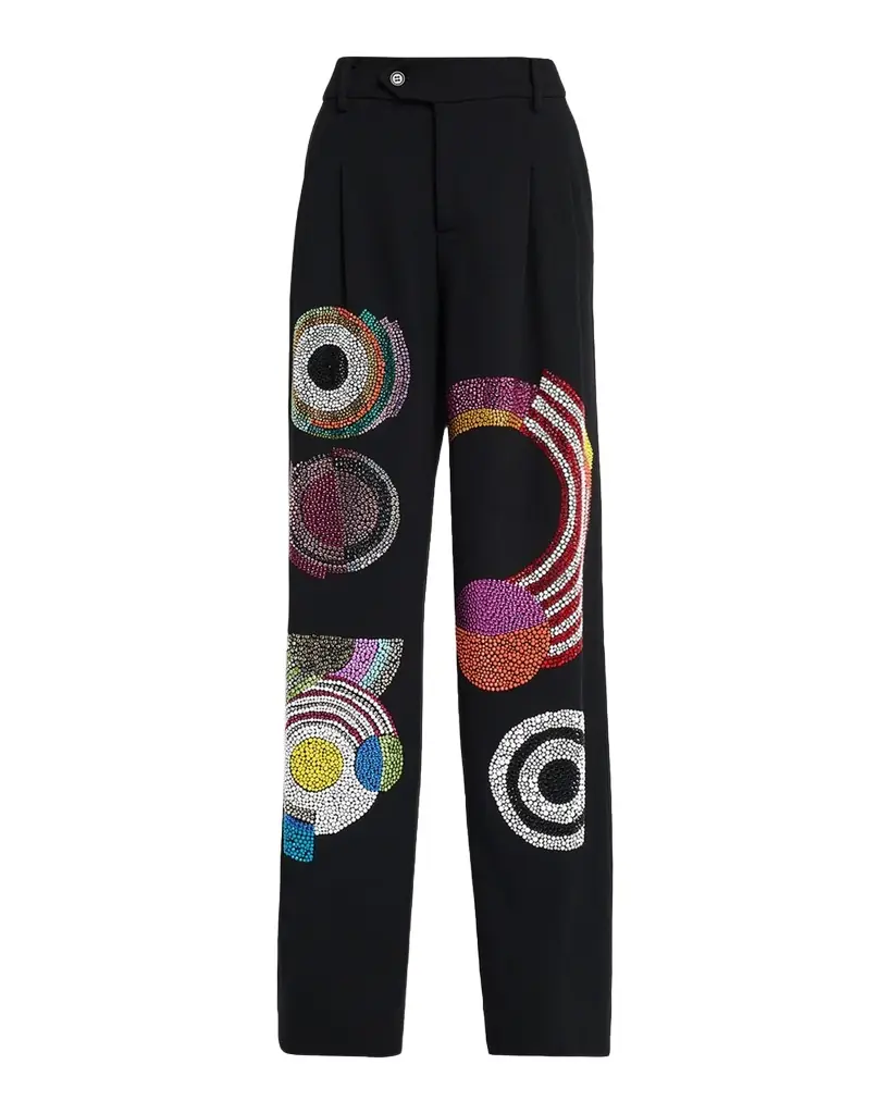 Libertine Sonia Crystal-Embellished Trousers | Image 1 Libertine Sonia Crystal-Embellished Trousers | Image 1