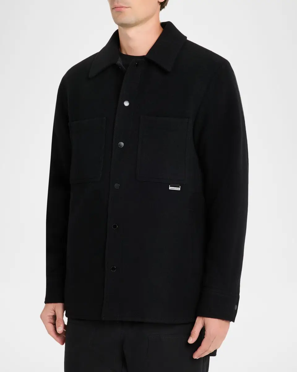 Canada Goose Men's Atkinson Snap-Front Shirt Jacket | Thumbnail 4 Canada Goose Men's Atkinson Snap-Front Shirt Jacket | Thumbnail 4