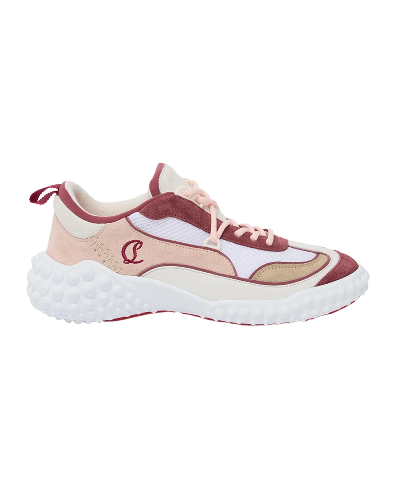 Christian Louboutin Mara Mixed Leather Runner Sneakers