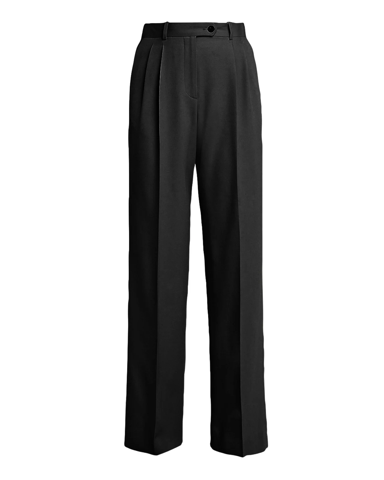Virgil Double-Pleated Straight-Leg Pants Virgil Double-Pleated Straight-Leg Pants