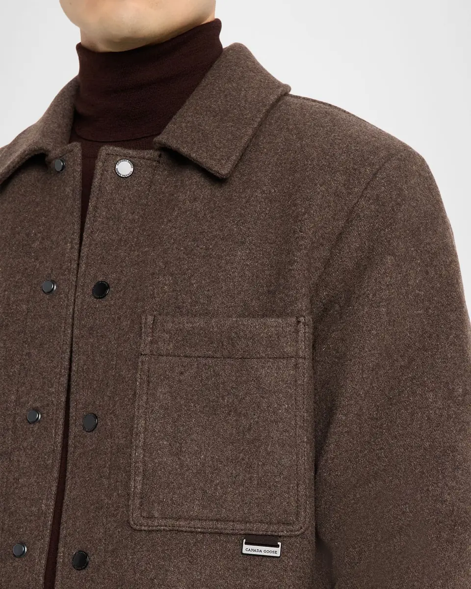 Canada Goose Men's Atkinson Snap-Front Shirt Jacket | Thumbnail 5 Canada Goose Men's Atkinson Snap-Front Shirt Jacket | Thumbnail 5