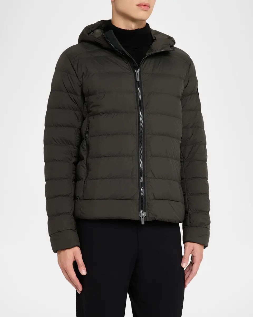 Canada Goose Men's Crofton Packable Quilted Matte Ripstop Hoodie | Thumbnail 4
