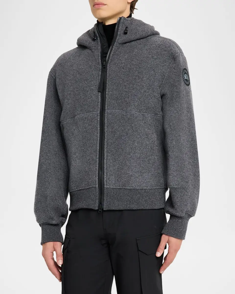 Canada Goose Men's Chilliwack Fleece Hooded Bomber Jacket | Thumbnail 4 Canada Goose Men's Chilliwack Fleece Hooded Bomber Jacket | Thumbnail 4