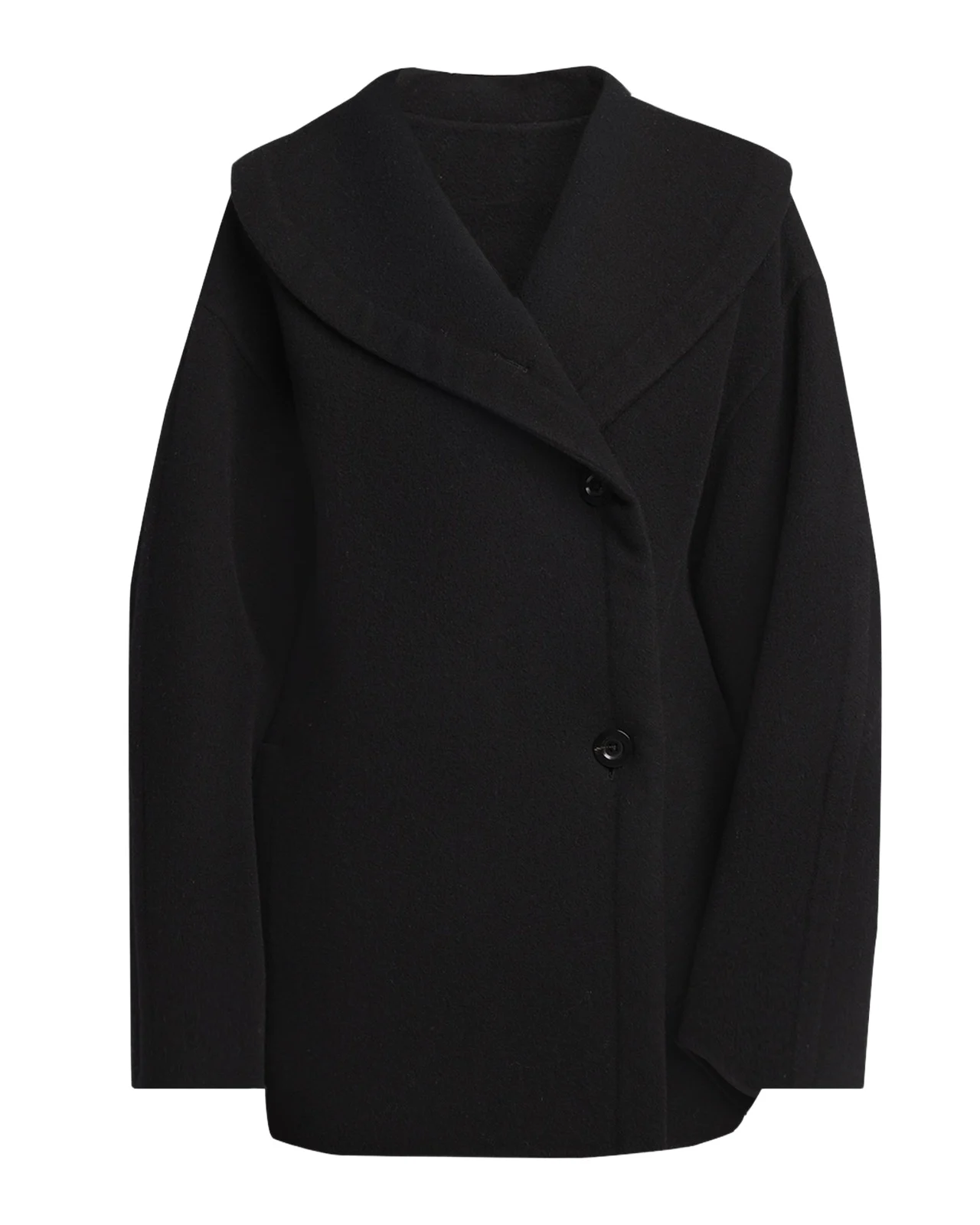 The Row Temur Double-Breasted Wool Shawl-Collar Coat