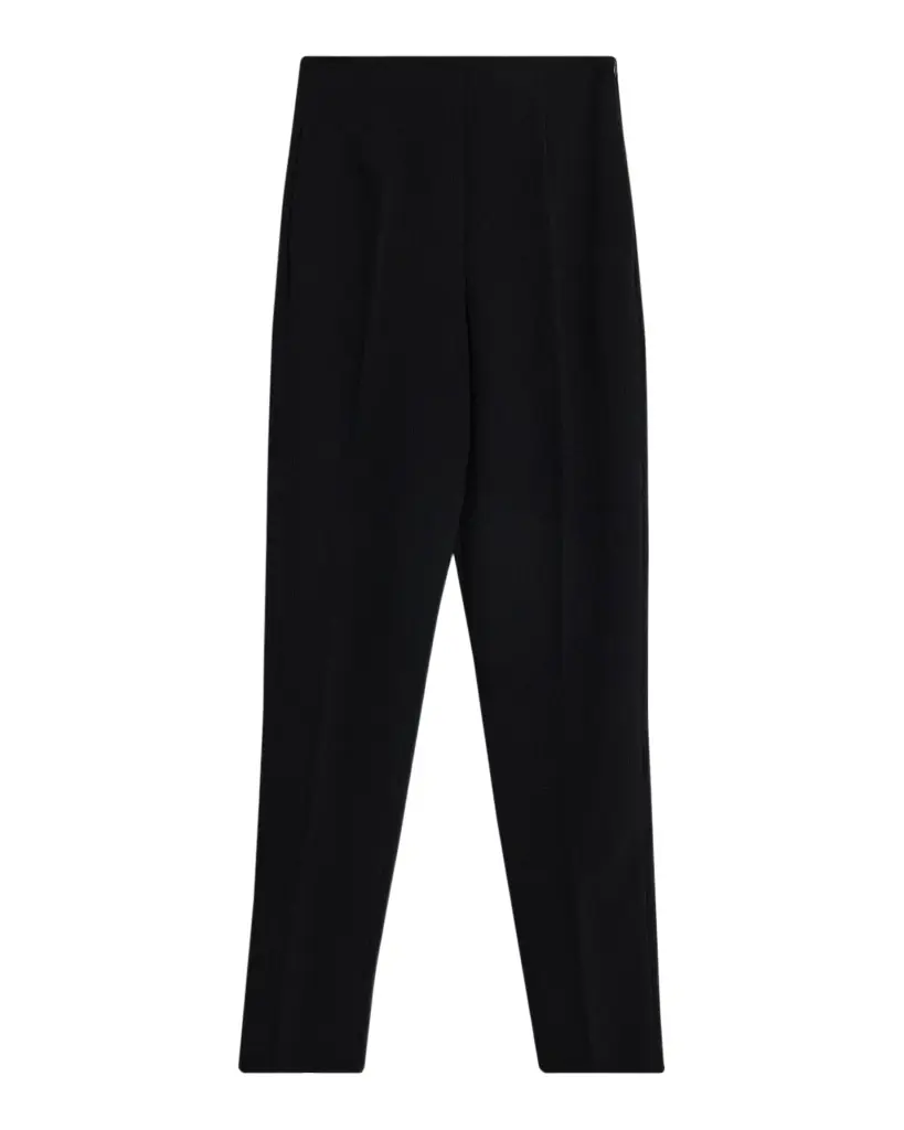 Emporio Armani Bark-Effect Crepe Trousers