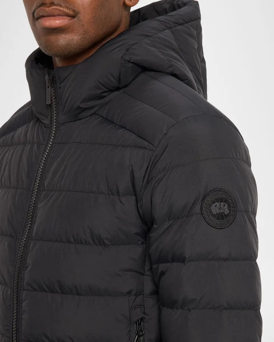 Canada Goose Men's Crofton Packable Quilted Matte Ripstop Hoodie | Thumbnail 5 Canada Goose Men's Crofton Packable Quilted Matte Ripstop Hoodie | Thumbnail 5