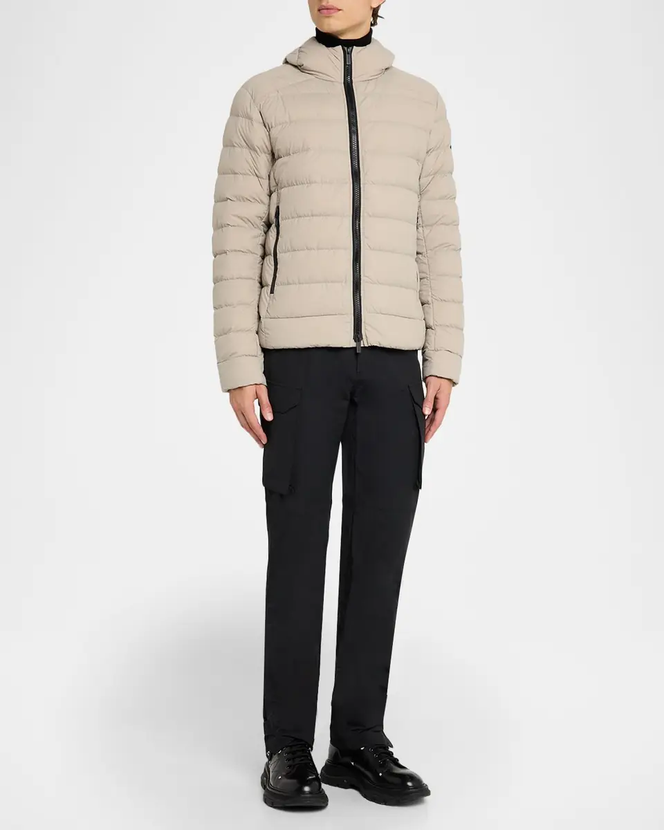 Canada Goose Men's Crofton Packable Quilted Matte Ripstop Hoodie | Thumbnail 2 Canada Goose Men's Crofton Packable Quilted Matte Ripstop Hoodie | Thumbnail 2