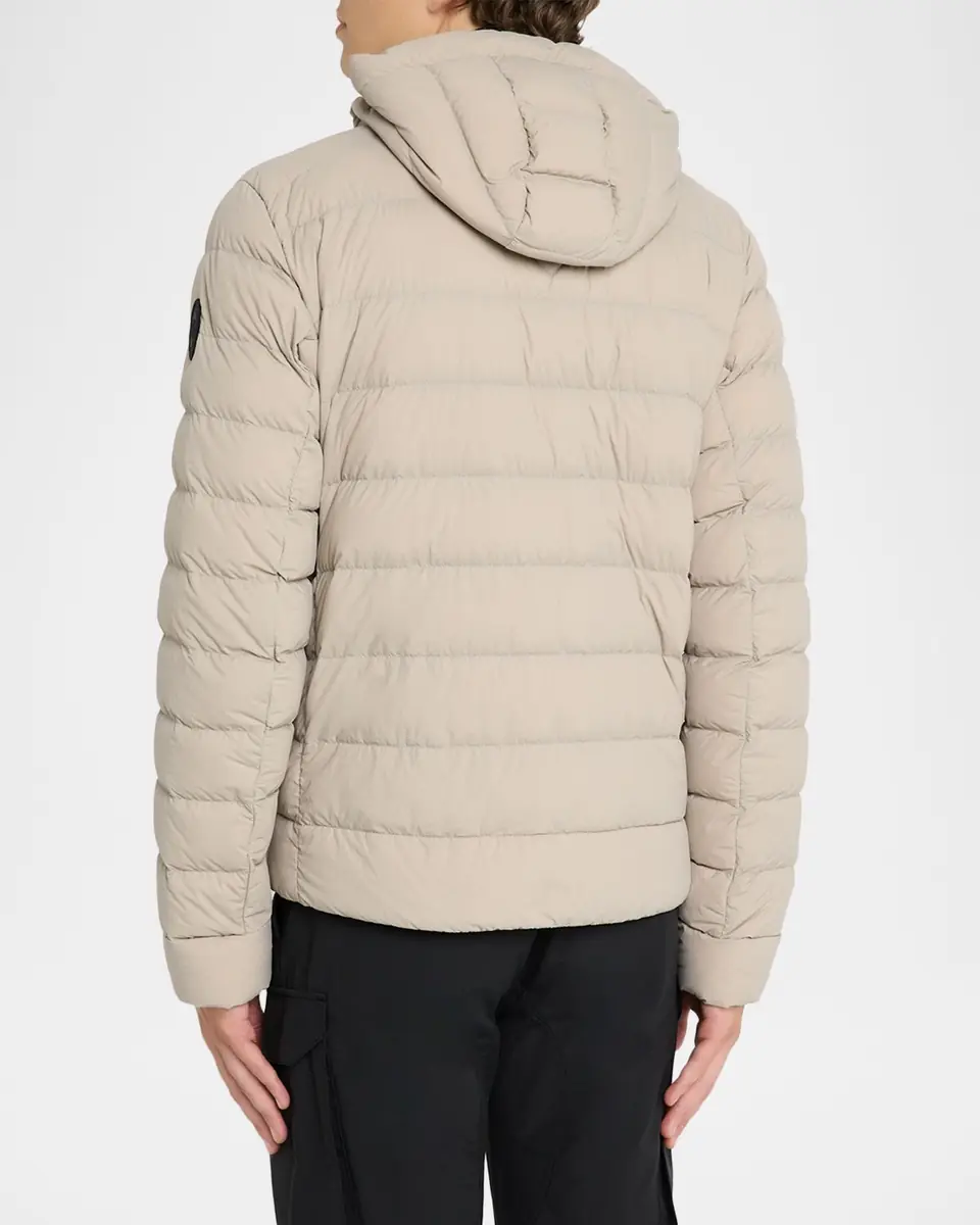 Canada Goose Men's Crofton Packable Quilted Matte Ripstop Hoodie | Thumbnail 3 Canada Goose Men's Crofton Packable Quilted Matte Ripstop Hoodie | Thumbnail 3