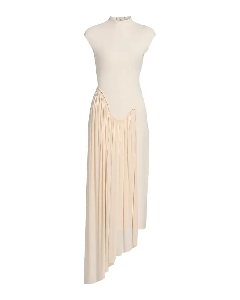 Et Ochs Francis Draped Compact Knit Midi Dress | Image 1 Et Ochs Francis Draped Compact Knit Midi Dress | Image 1