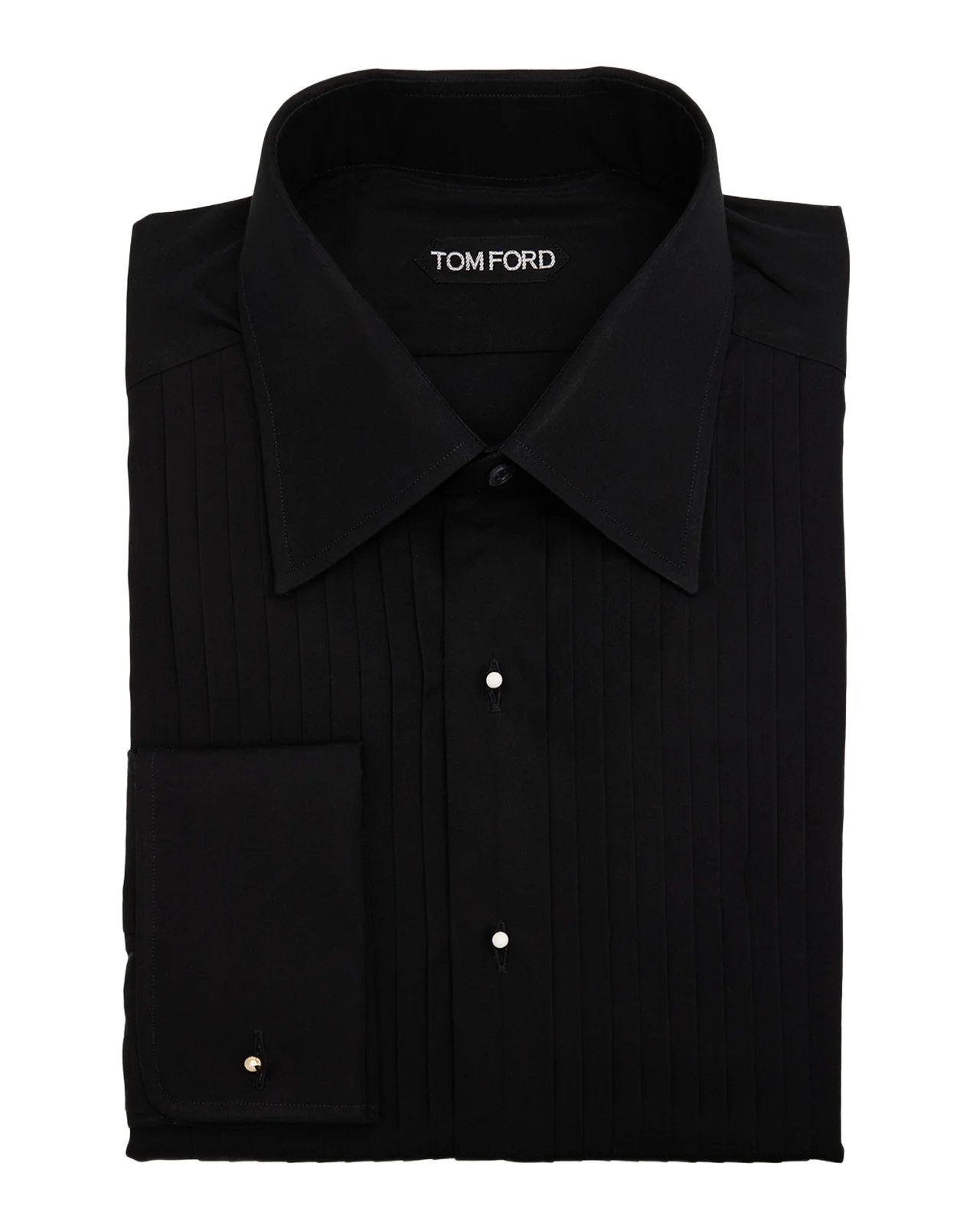Tom Ford Men's Cotton Plisse Dress Shirt