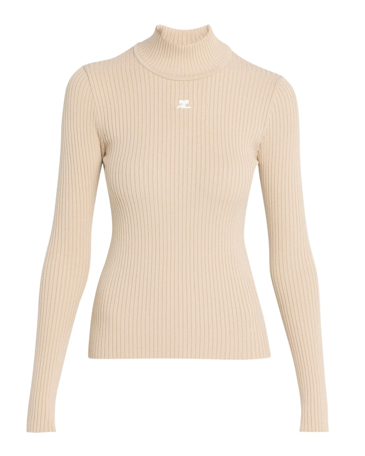 Turtleneck Long-Sleeve Rib Sweater Turtleneck Long-Sleeve Rib Sweater