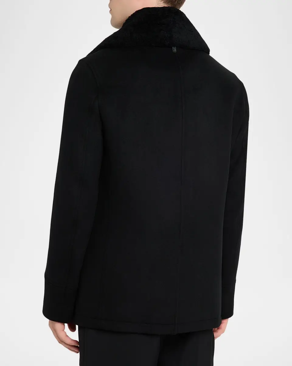 Mackage Men's Cole Wool Double Breasted Jacket | Thumbnail 3