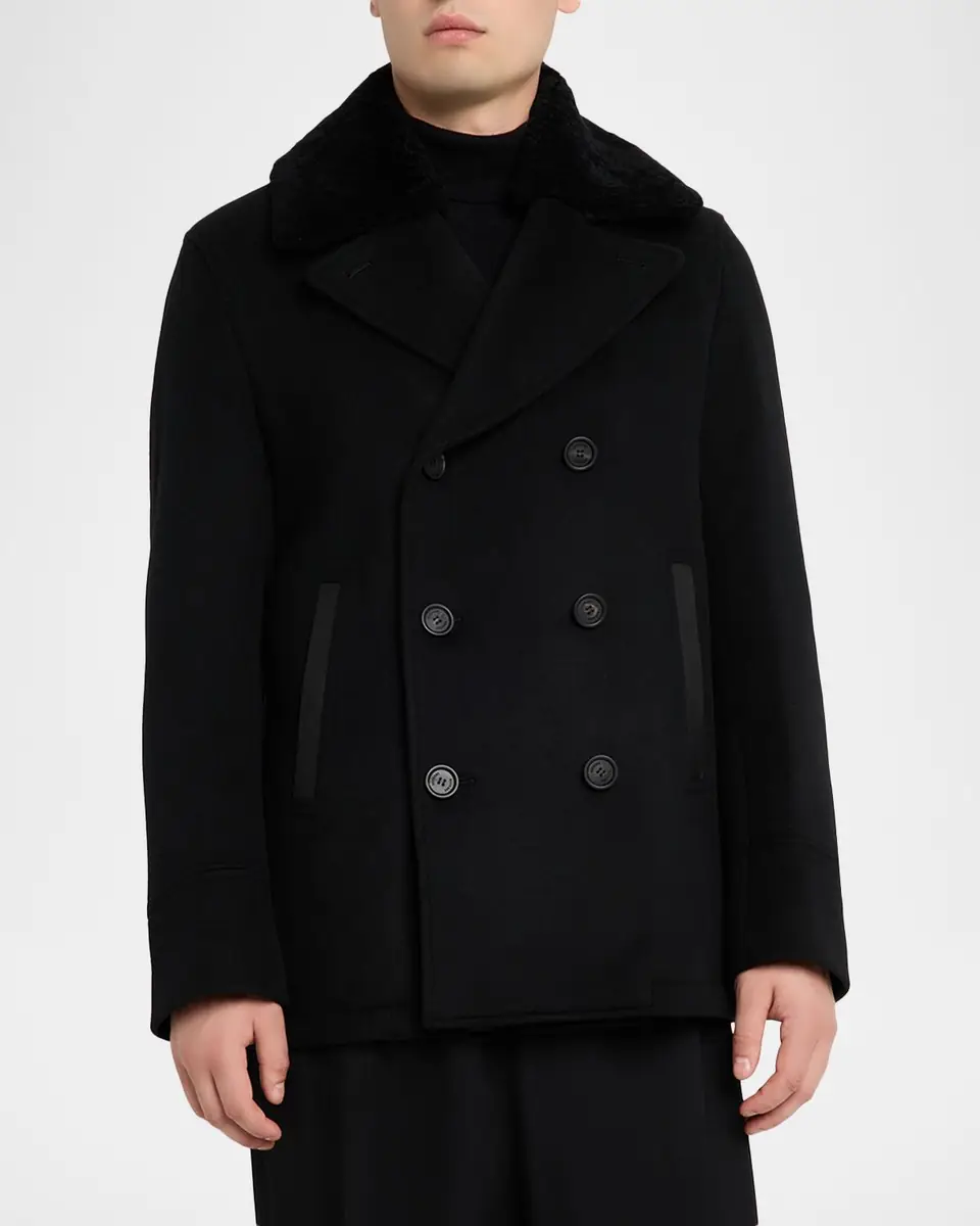 Mackage Men's Cole Wool Double Breasted Jacket | Thumbnail 4