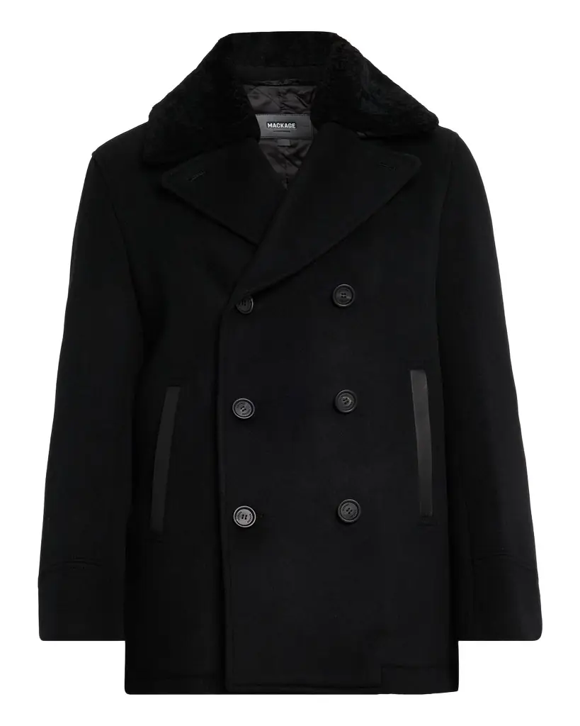 Mackage Men's Cole Wool Double Breasted Jacket | Image 1 Mackage Men's Cole Wool Double Breasted Jacket | Image 1